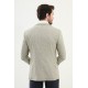 Khaki Color Casual Linen Men's Blazer