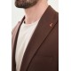 Brown Color Single Button Design Classic Men's Blazer