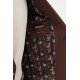 Brown Color Single Button Design Classic Men's Blazer
