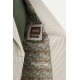 Khaki Color Double Breasted Classic Stripe Men's Blazer
