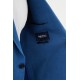 Indigo Color Hanging Pocket Design Casual Men's Linen Blazer