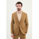 Camel Color Seersucker Fabric Casual Men's Blazer