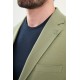 Green Color Seersucker Fabric Casual Men's Blazer