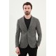 Black Color Casual Men's Linen Blazer