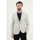 Grey Color Casual Houndstooth Pattern Men's Blazer