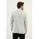 Grey Color Casual Houndstooth Pattern Men's Blazer