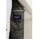Khaki Color Casual Houndstooth Pattern Men's Blazer