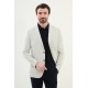 Grey Color Check Pattern Design Casual Men's Blazer