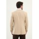 Beige Color Check Pattern Classic Men's Blazer