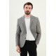 Black Color Casual Linen Men's Blazer