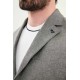 Black Color Casual Linen Men's Blazer