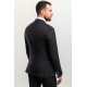 Black Color Double Breasted Design Classic Premium Wool Suit
