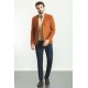 Tile Color Hanging Pocket Design Classic Premium Wool Blazer