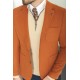 Tile Color Hanging Pocket Design Classic Premium Wool Blazer