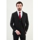 Black Color Classic Wool Suit