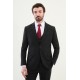 Black Color Classic Wool Suit