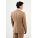 Beige Color Classic Wool Men's Suit