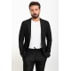 Black Color Corded Pants Design Casual Wool Men's Suit