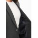Anthracite Color Corded Pants Design Casual Wool Men's Suit
