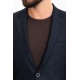 Dark Blue Color Corded Pants Design Casual Wool Men's Suit