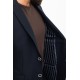 Dark Blue Color Corded Pants Design Casual Wool Men's Suit