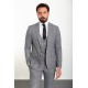 Black Color Dobby Design Classic Men's Cotton Suit