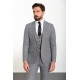Black Color Dobby Design Classic Men's Cotton Suit