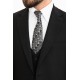 Black Color Classic Wool Men's Suit