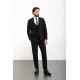 Black Color Classic Wool Men's Suit