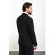 Black Color Classic Wool Men's Suit