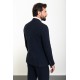 Dark Blue Color Classic Wool Men's Suit