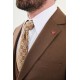 Brown Color Classic Wool Men's Suit