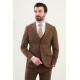 Brown Color Classic Wool Men's Suit