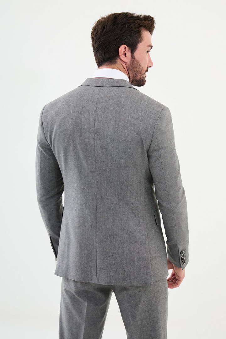 Grey Color Classic Men's Suit