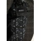 Black Color Check Pattern Design Classic Men's Suit