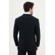 Dark Blue Color Classic Wool Men's Suit