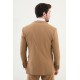 Camel Color Classic Wool Men's Suit