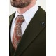 Khaki Color Classic Wool Men's Suit