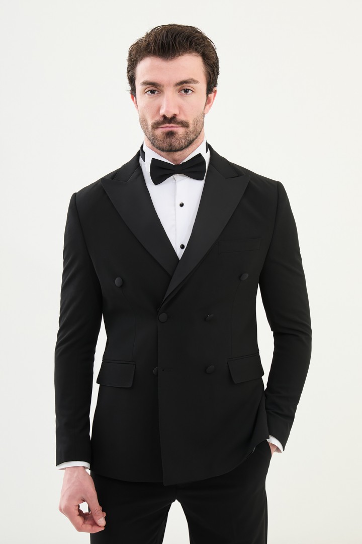 Black Color Classic Men's Wedding Suit