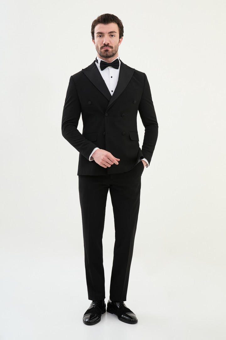 Black Color Classic Men's Wedding Suit