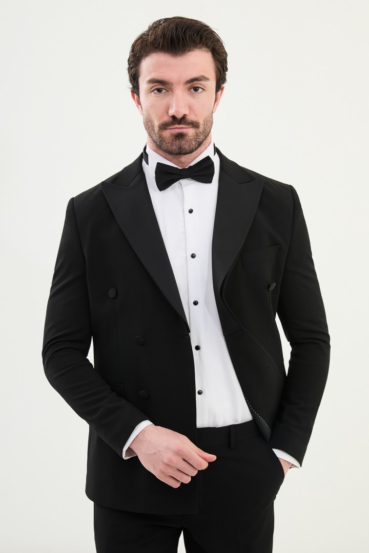 Black Color Classic Men's Wedding Suit