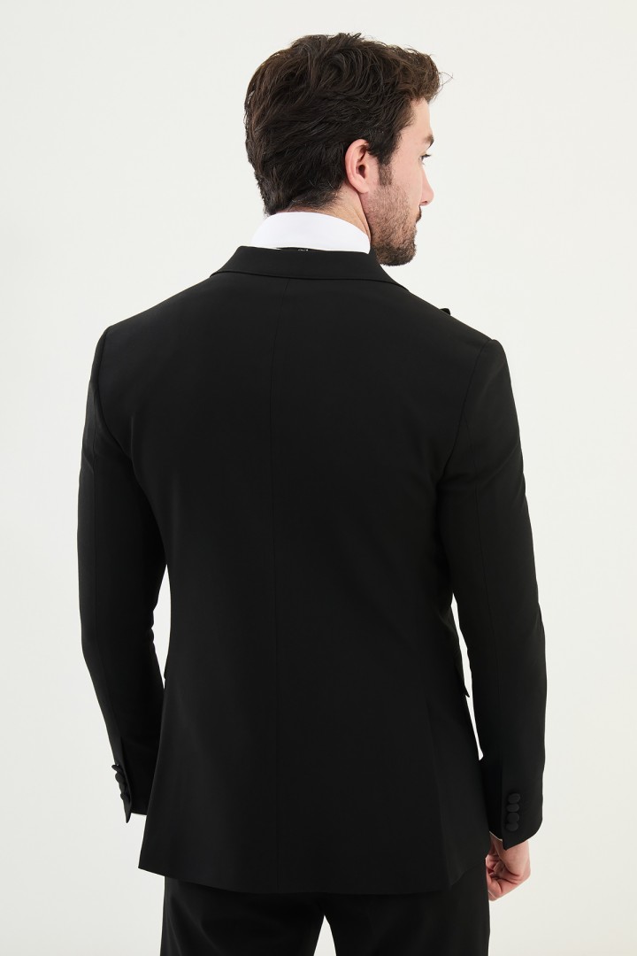 Black Color Classic Men's Wedding Suit