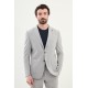 Grey Color Casual Striped Men's Suit