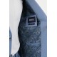 Blue Color Casual Striped Men's Suit