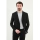 Black Color Double Breasted Wool Men's Suit
