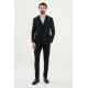Dark Blue Color Double Breasted Wool Men's Suit