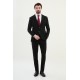 Black Color Classic Men's Suit