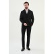 Black Color Casual Oversize Men's Suit