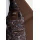 Brown Color Classic Double Breasted Wool Men's Suit