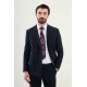 Dark Blue Color Classic Double Breasted Wool Men's Suit